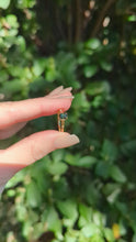 Load and play video in Gallery viewer, Textured sweet tourmaline in 9ct yellow gold
