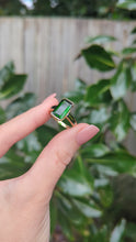 Load and play video in Gallery viewer, Tantalising vintage tourmaline ring in 14ct yellow gold
