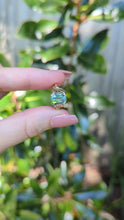 Load and play video in Gallery viewer, The Aphrodite tourmaline in c1930s rosey 9ct gold setting

