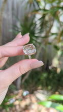 Load and play video in Gallery viewer, Pale champagne topaz filigree in sterling silver
