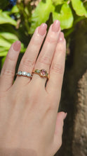 Load and play video in Gallery viewer, Vintage pink tourmaline and diamonds in 9ct yellow gold
