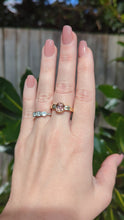 Load and play video in Gallery viewer, Vintage pink tourmaline and diamonds in 9ct yellow gold
