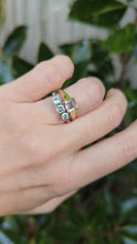 Load and play video in Gallery viewer, Square cut pale pink Harts Ranges zircon in vintage 9ct

