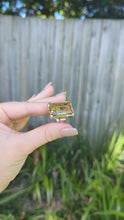 Load and play video in Gallery viewer, Majestic glowing citrine in heavy handmade sterling silver
