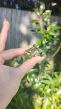 Load and play video in Gallery viewer, Majestic glowing citrine in heavy handmade sterling silver
