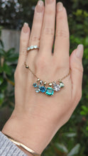 Load and play video in Gallery viewer, Fairy Floss tourmaline in vintage silver 925
