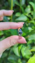Load and play video in Gallery viewer, Parti sapphire harlequin trilogy in 9ct yellow gold
