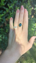 Load and play video in Gallery viewer, Mid century German Green spinel 14ct yellow gold
