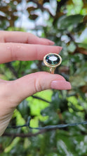 Load and play video in Gallery viewer, Vintage German green Spinel 8ct yellow gold
