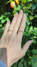 Load and play video in Gallery viewer, Delicate vintage morganite ring 9ct yellow gold
