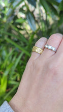 Load and play video in Gallery viewer, Authentic Andrew Grima 'Sticks &amp; Stones' ring 18ct yellow gold c1976
