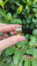 Load and play video in Gallery viewer, Vintage mid century Golden topaz ring 14ct polish made.
