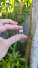 Load and play video in Gallery viewer, Baby pink natural tourmaline in vintage 9ct yellow and white gold
