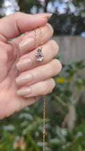 Load and play video in Gallery viewer, Fairy Floss tourmaline in vintage silver 925
