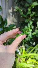 Load and play video in Gallery viewer, Vibrant vintage Italian Pink tourmaline 18ct white gold.
