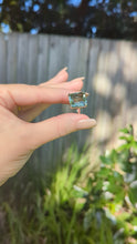 Load and play video in Gallery viewer, Refreshing prasiolite in vintage sterling silver cocktail ring
