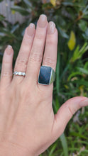 Load and play video in Gallery viewer, Large vintage German bloodstone signet in silver
