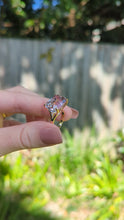 Load and play video in Gallery viewer, Vintage Russian lavender kunzite ring in rose gold 14ct
