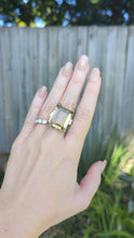 Load and play video in Gallery viewer, Majestic glowing citrine in heavy handmade sterling silver
