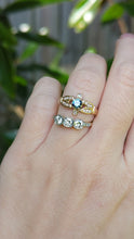 Load and play video in Gallery viewer, Early Australian parti Sapphire and diamond ring 15ct
