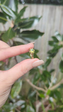 Load and play video in Gallery viewer, Elegant Art deco Australian parti sapphire ring in 15ct yellow gold c1930s

