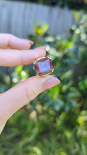 Load and play video in Gallery viewer, Mulberry Tourmaline in heavy vintage 9ct yellow gold
