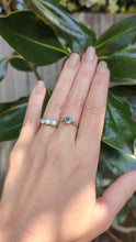 Load and play video in Gallery viewer, Aquamarine and silver 9ct yellow gold c1920s
