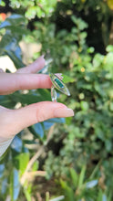 Load and play video in Gallery viewer, Vintage modernist abstract ring featuring a sleek seablue tourmaline c1970s
