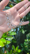 Load and play video in Gallery viewer, Antique Moonstone necklace sterling silver
