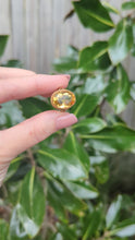 Load and play video in Gallery viewer, Sunshine citrine with barley twist Birmingham 1973 9ct yellow gold
