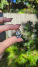 Load and play video in Gallery viewer, Old European diamond tank ring in 9ct white gold.
