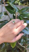 Load and play video in Gallery viewer, Jungle Green Tourmaline Star ✨ 9ct yellow gold
