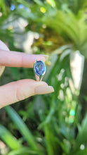 Load and play video in Gallery viewer, Vintage 1980s tanzanite silver ring
