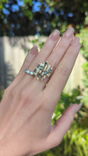 Load and play video in Gallery viewer, c1970s Brutalist Australian sapphire ring in 14k yellow gold
