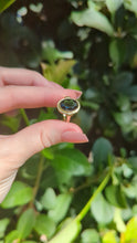 Load and play video in Gallery viewer, Mid century German Green spinel 14ct yellow gold
