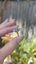 Load and play video in Gallery viewer, Luminous Parti sapphire &amp; diamond navette 18ct

