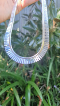 Load and play video in Gallery viewer, Vintage Italian sterling silver fringe necklace
