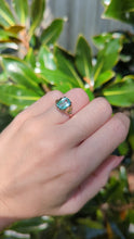 Load and play video in Gallery viewer, The Aphrodite tourmaline in c1930s rosey 9ct gold setting
