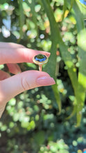 Load and play video in Gallery viewer, Mid century German Green spinel 14ct yellow gold
