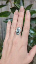 Load and play video in Gallery viewer, Mid century German oval shield spinel in 835 silver
