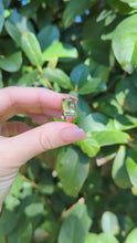 Load and play video in Gallery viewer, German Peach topaz East West 1930s 8ct

