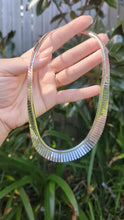 Load and play video in Gallery viewer, Vintage Italian sterling silver fringe necklace

