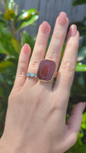 Load and play video in Gallery viewer, Georgian Carnelian Intaglio signet ring 9ct yellow gold
