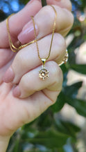 Load and play video in Gallery viewer, Cinnamon Hart Ranges zircon in vintage 9ct yellow gold pendant setting
