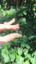 Load and play video in Gallery viewer, Brilliant blue Australian sapphire in an high artful 9ct white gold ring
