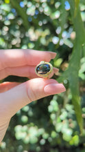 Load and play video in Gallery viewer, Mid century German Green spinel 14ct yellow gold

