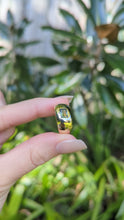 Load and play video in Gallery viewer, Wide Australian parti sapphire band 9ct yellow gold
