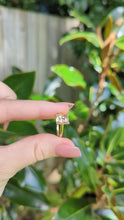 Load and play video in Gallery viewer, Vintage peach topaz in 9ct yellow gold ring
