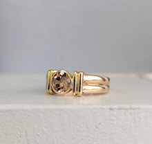 Load image into Gallery viewer, Warm radiant Harts Ranges zirocon in vintage 9ct yellow gold.
