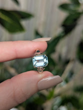 Load image into Gallery viewer, Seashell aquamarine in 9ct Art deco Australian made ring by Lustre
